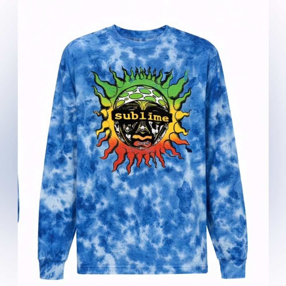 ☀️ NWOT! Sublime Blue Tie Dye Sweatshirt